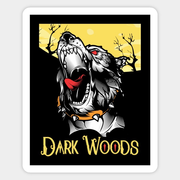 Dark Woods Magnet by black8elise